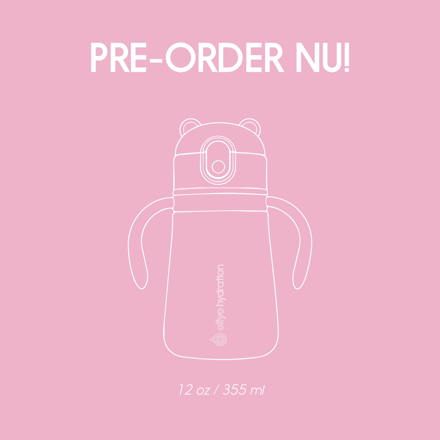 PRE-ORDER NU! - Oliyo Mini Pink (355ml)